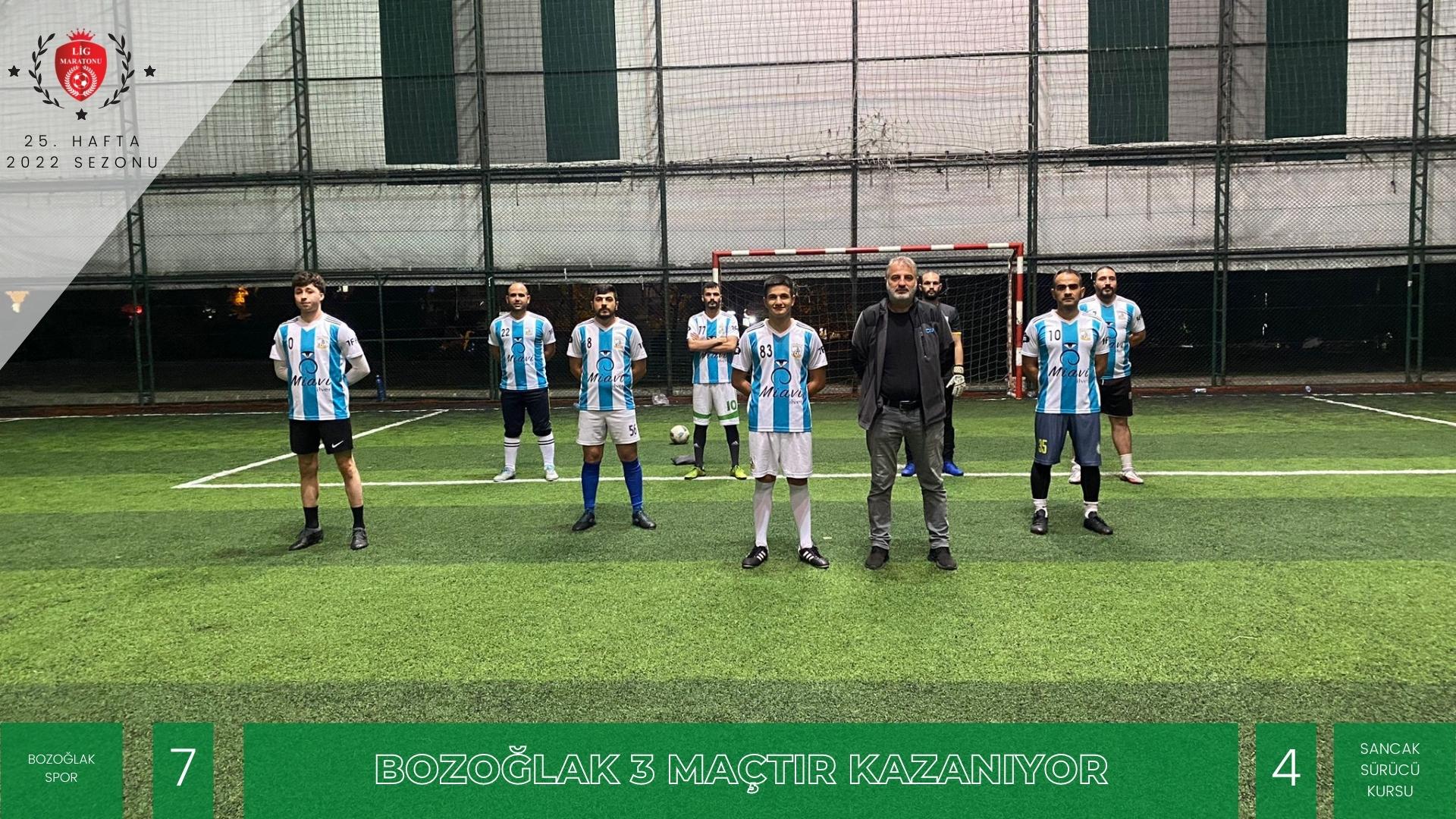 BOZOLAK SPOR MUHTEEM OYNADI