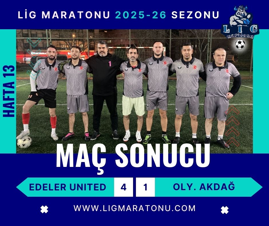 EDELER UN�TED �K�NC� YARI MA�I KOPARDI