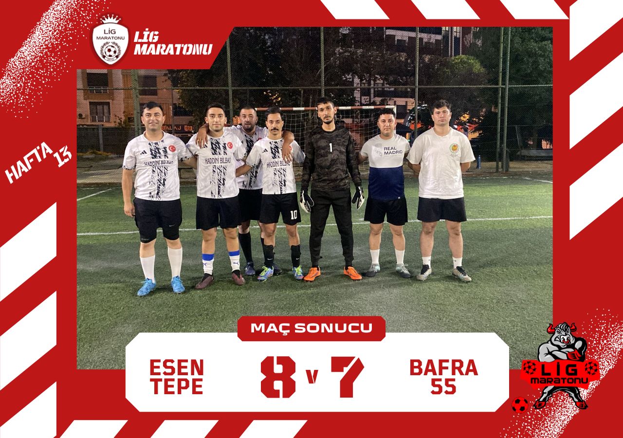 ESENTEPE'DEN 6 PUANLIK GALİBİYET