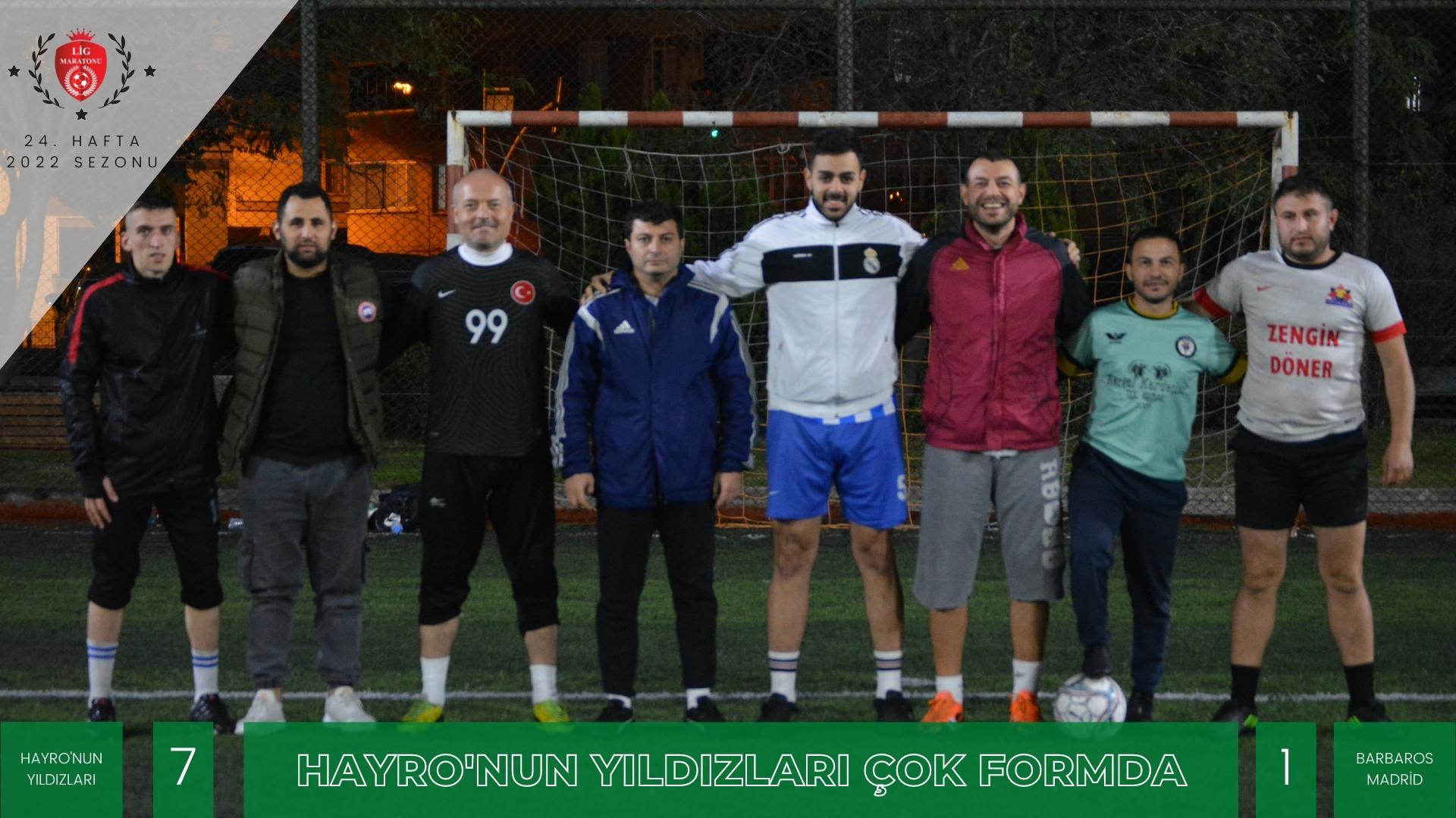 HAYRO'NUN YILDIZLARI PLAY OFF'A HAZIR