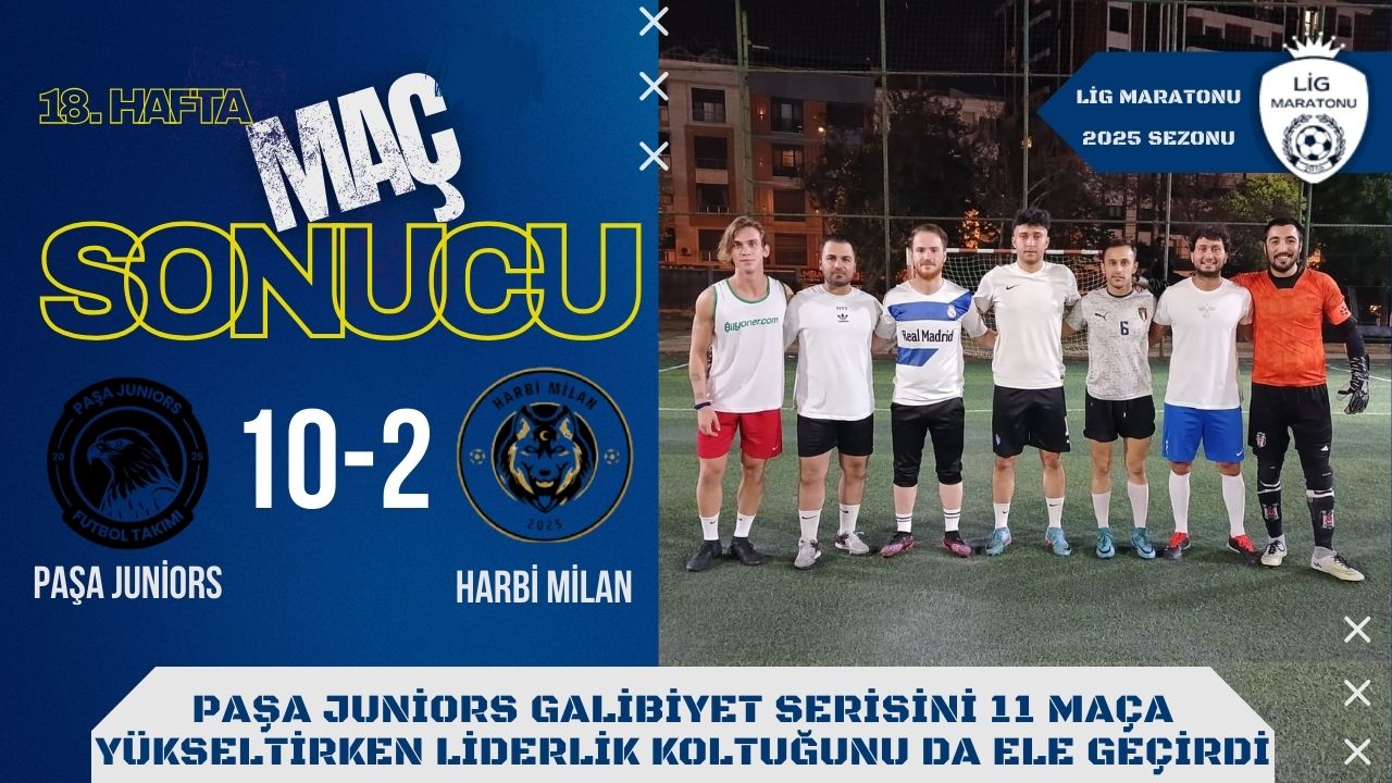 VE HUZURLARINIZDA LİDER PAŞA JUNIORS