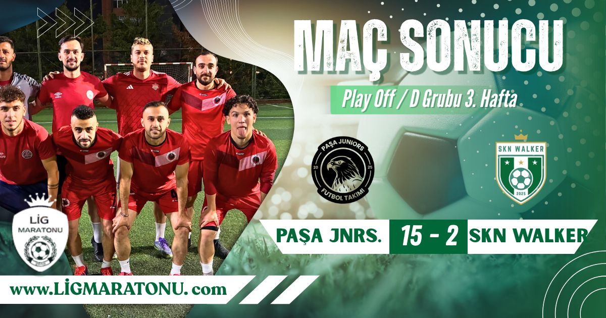 PA�A JUNIORS'DAN RAHAT GAL�B�YET