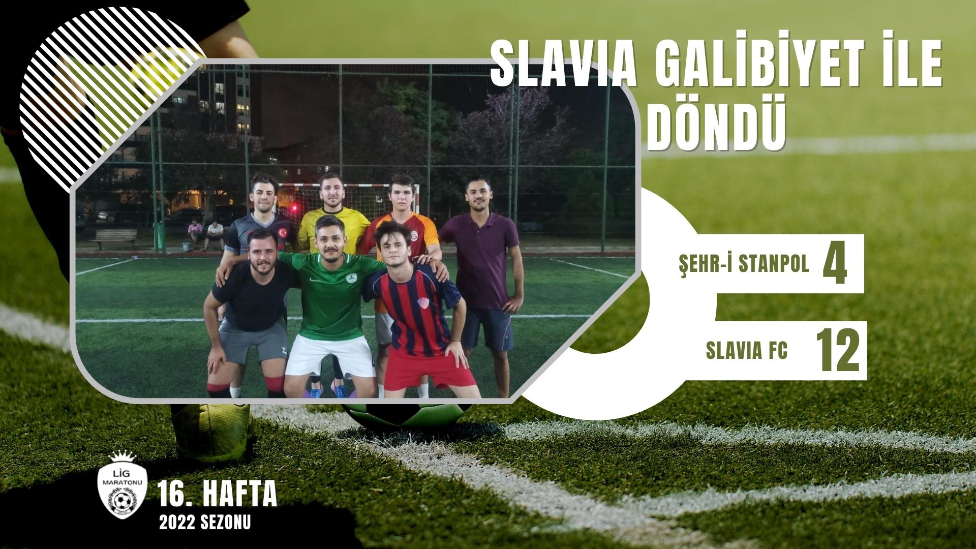 SLAVIA FC GOLLERİ ÜÇLE ÇARPTI